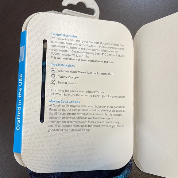 Goodhew Tempest Knee High Merino Socks - in Navy. - Picture 7 of 9